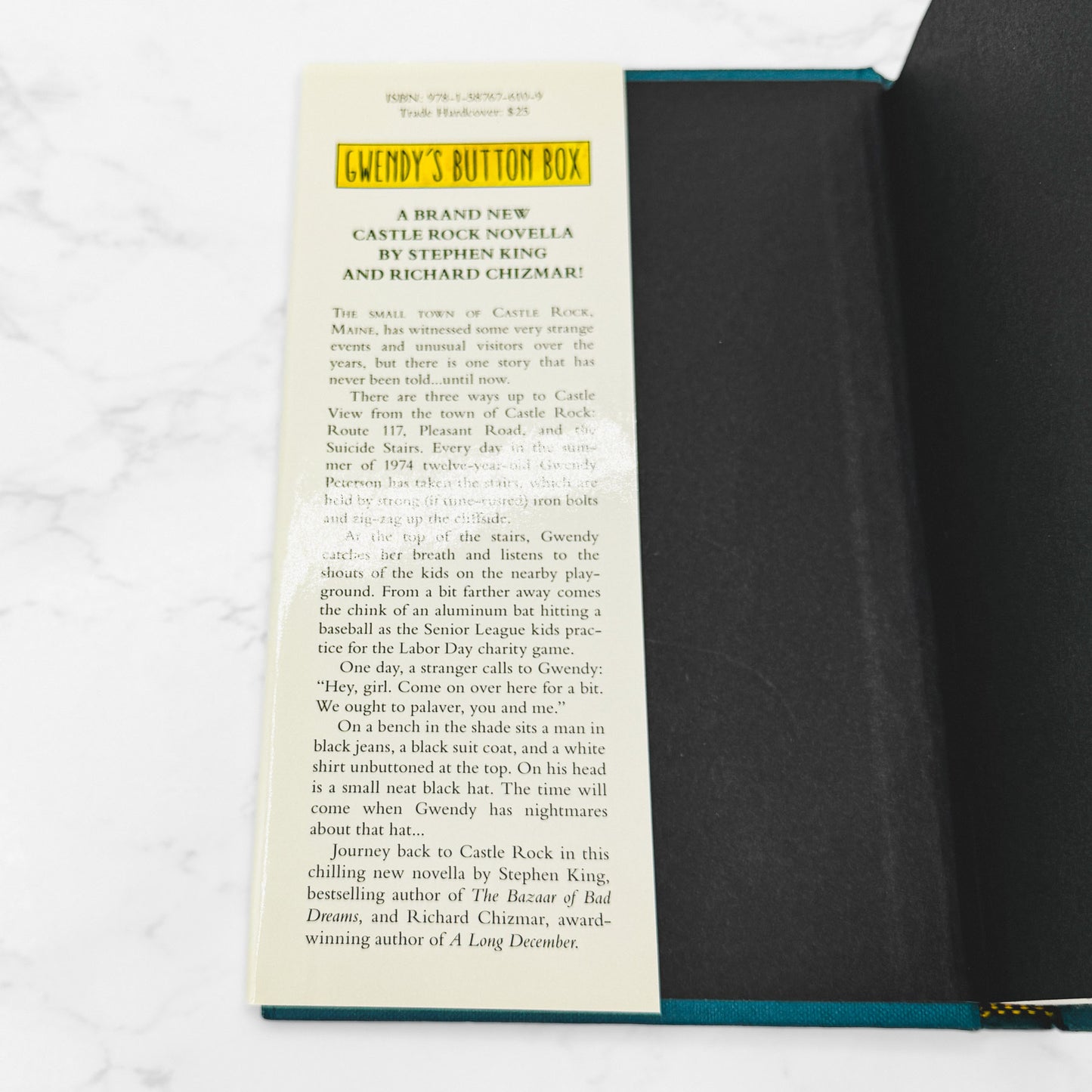 Gwendy's Button Box by Stephen King & Richard Chizmar [FIRST EDITION • FIRST PRINTING] 2017 • Cemetery Dance