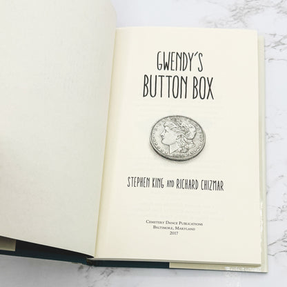 Gwendy's Button Box by Stephen King & Richard Chizmar [FIRST EDITION • FIRST PRINTING] 2017 • Cemetery Dance