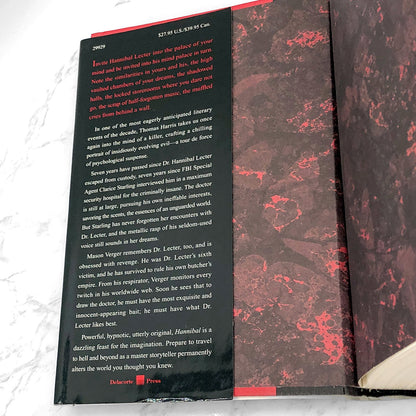 Hannibal by Thomas Harris [FIRST EDITION • FIRST PRINTING] 1999 • Delacorte