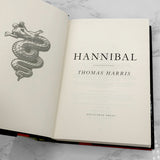 Hannibal by Thomas Harris [FIRST EDITION • FIRST PRINTING] 1999 • Delacorte