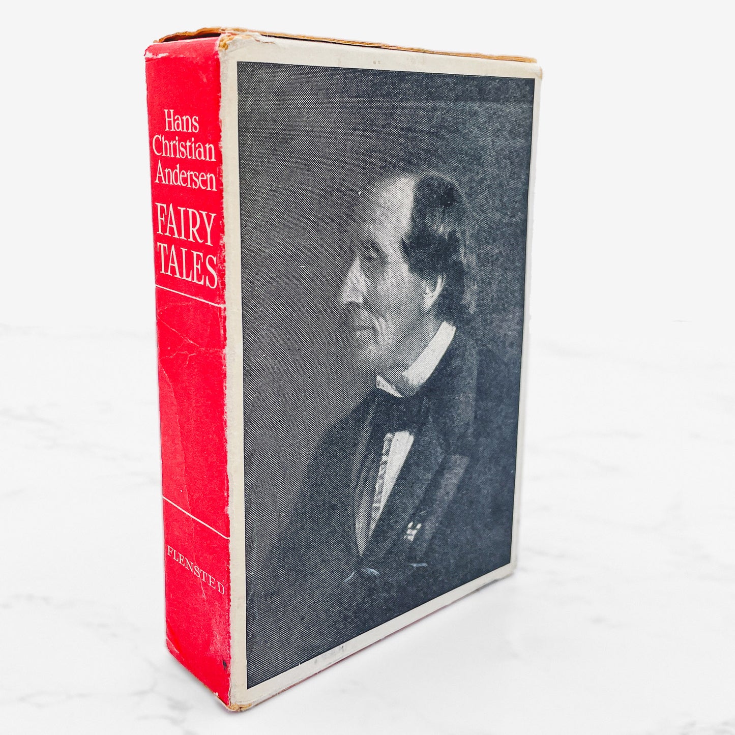 Hans Christian Andersen Fairy Tales Vol. I edited by Svend Larsen [MINIATURE HARDCOVER + SLIPCASE] 1970 • Flensted • Denmark