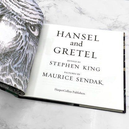 Hansel and Gretel by Stephen King & Maurice Sendak [FIRST EDITION • FIRST PRINTING] 2025 • HarperCollins