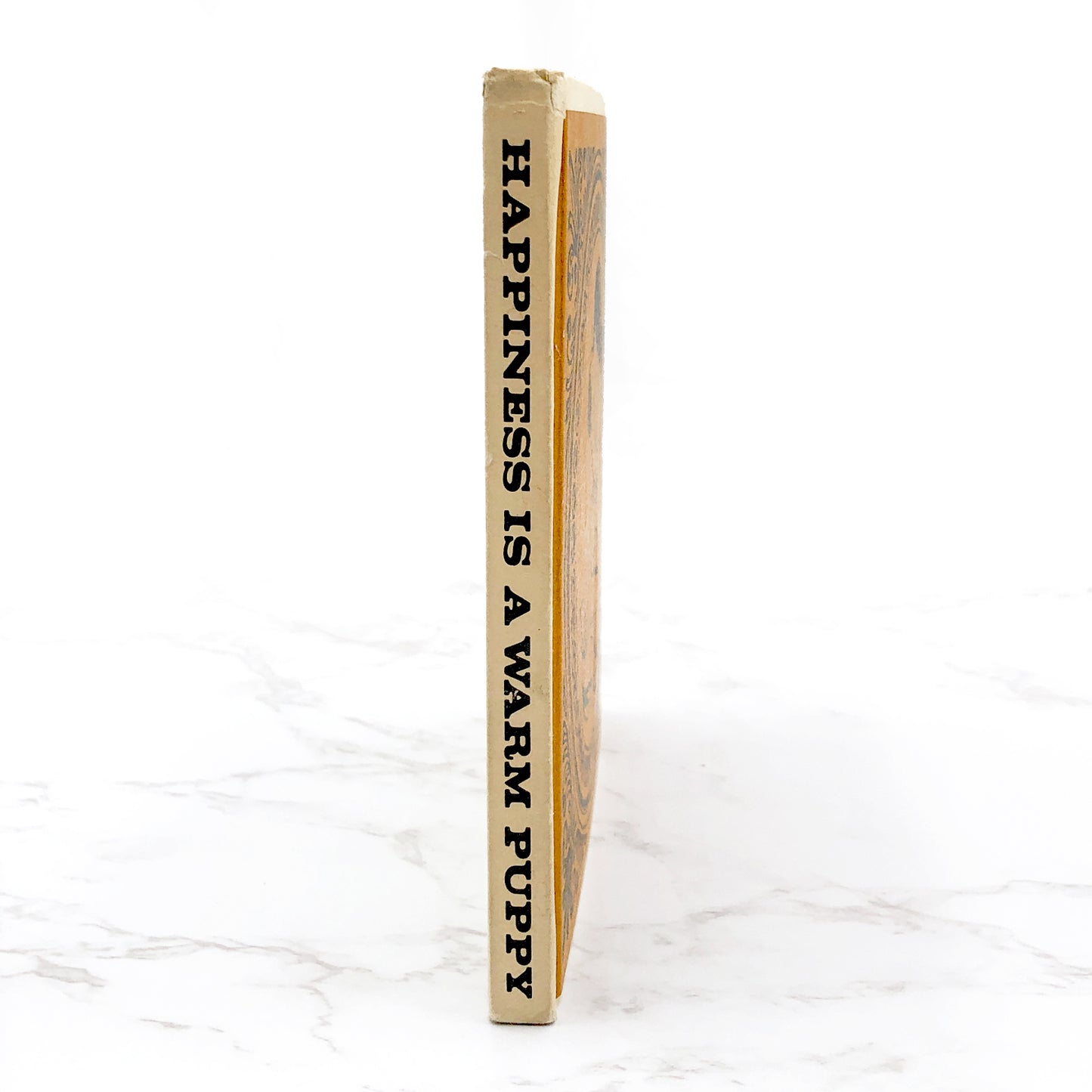 Happiness Is a Warm Puppy by Charles M. Schulz [FIRST EDITION • FIRST PRINTING] 1962 • Hardcover • Determined Productions