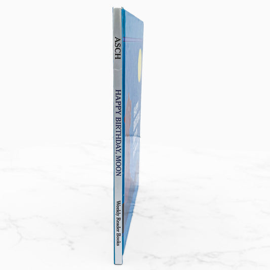 Happy Birthday, Moon by Frank Asch [1982 HARDCOVER] • Weekly Reader