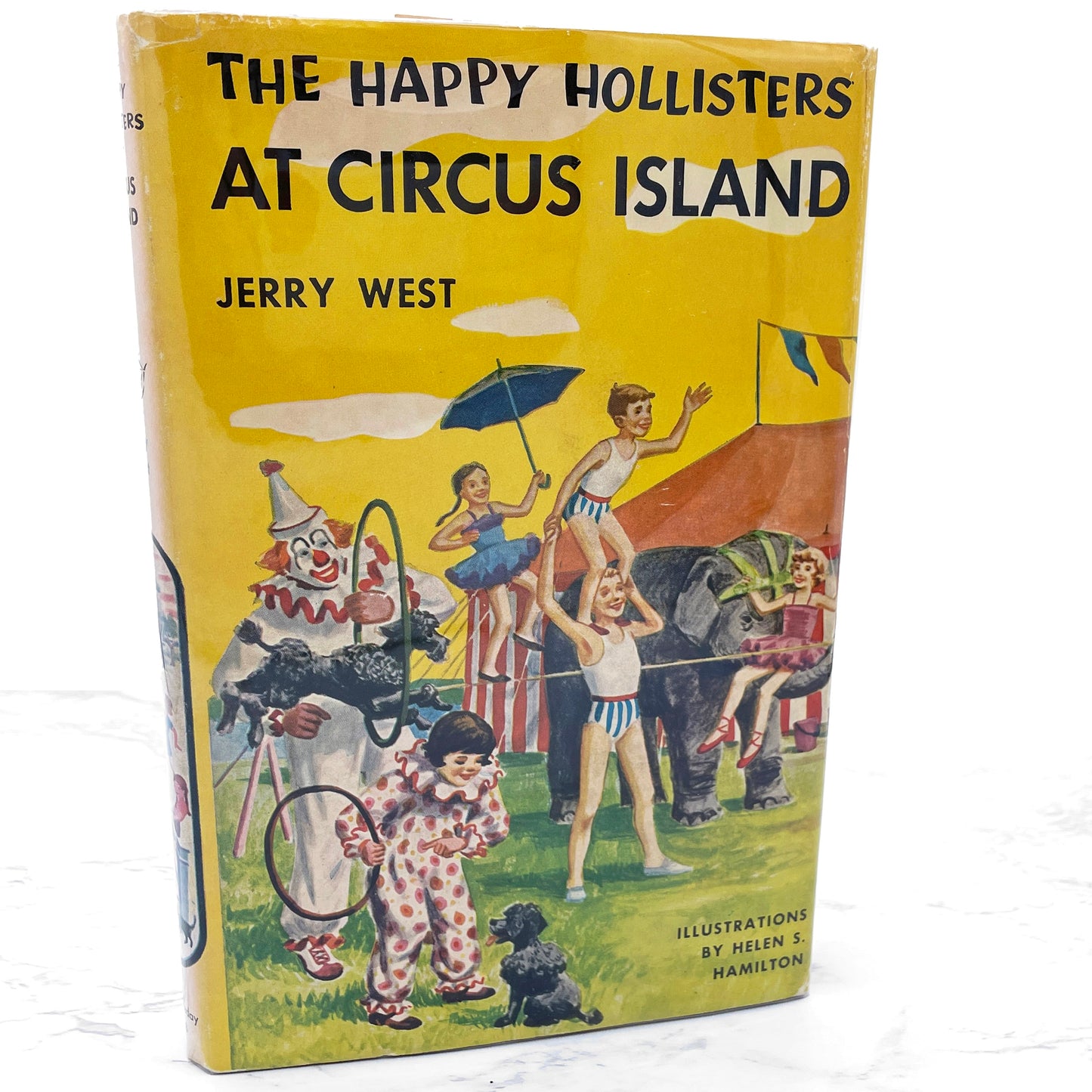 The Happy Hollisters at Circus Island by Jerry West [U.S. FIRST EDITION] 1955 • Doubleday & Company