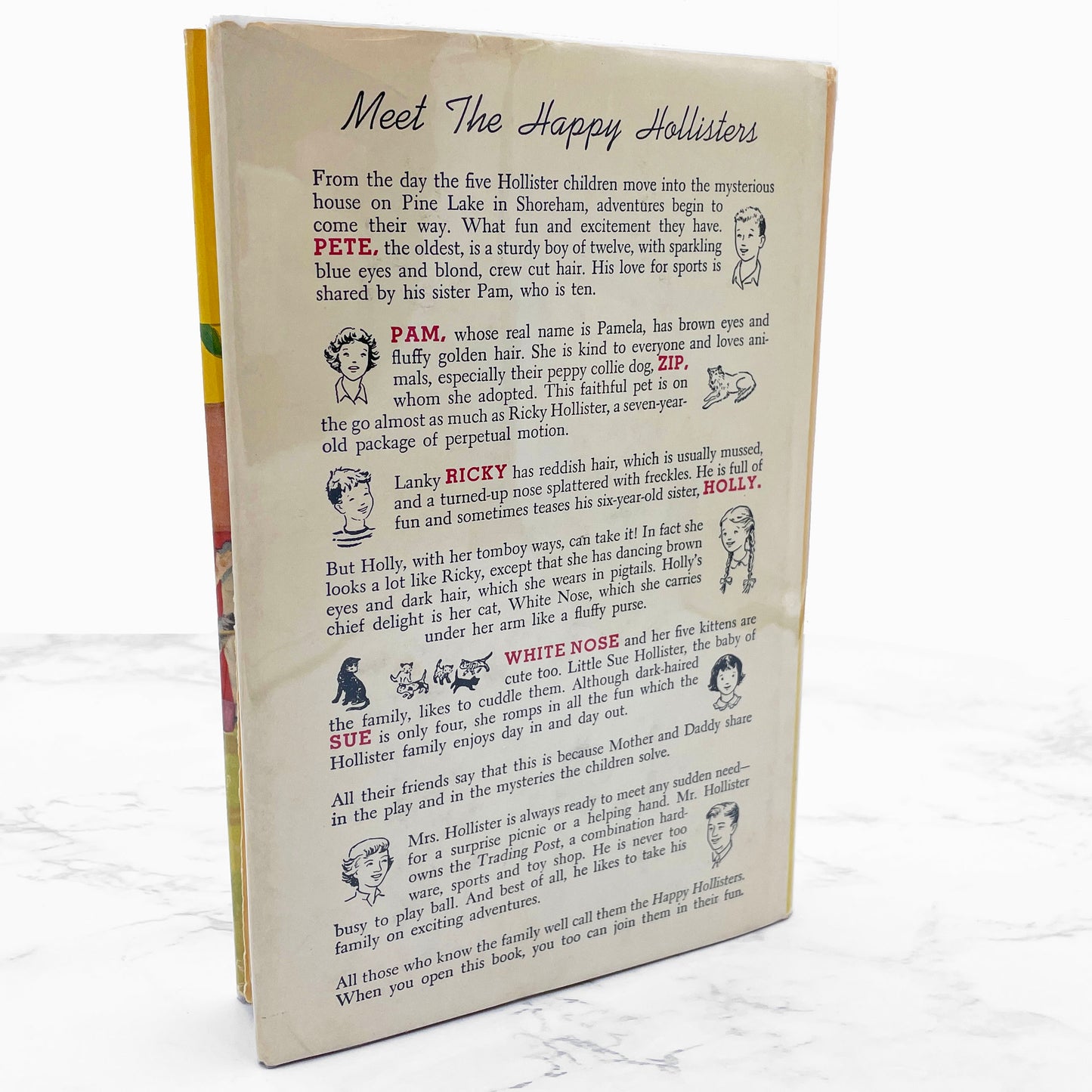 The Happy Hollisters at Circus Island by Jerry West [U.S. FIRST EDITION] 1955 • Doubleday & Company