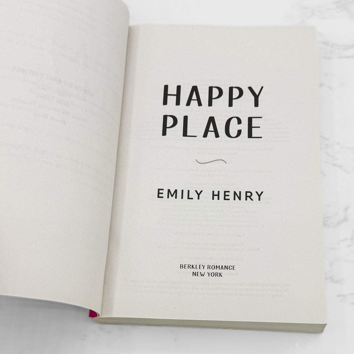 Happy Place by Emily Henry [TRADE PAPERBACK] 2024 • Berkley