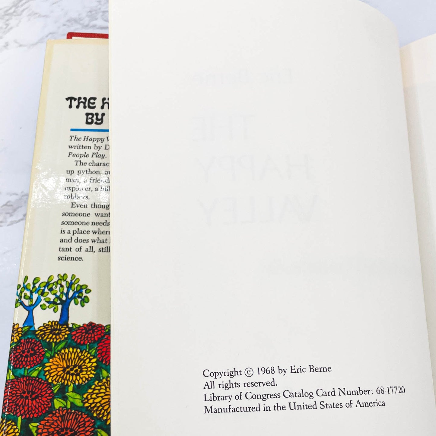 The Happy Valley by Eric Berne & Sylvie Selig [FIRST EDITION • FIRST PRINTING] 1968 • Grove Press