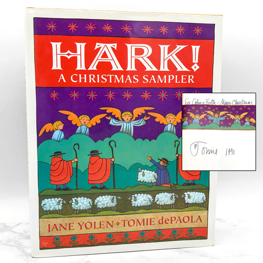 Hark! A Christmas Sampler by Tomie dePaola & Jane Yolen SIGNED! [FIRST EDITION] 1991