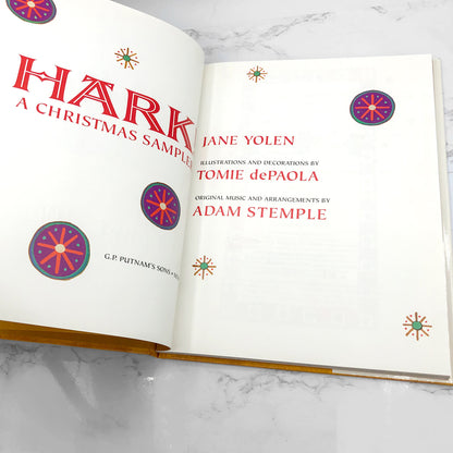 Hark! A Christmas Sampler by Tomie dePaola & Jane Yolen SIGNED! [FIRST EDITION] 1991