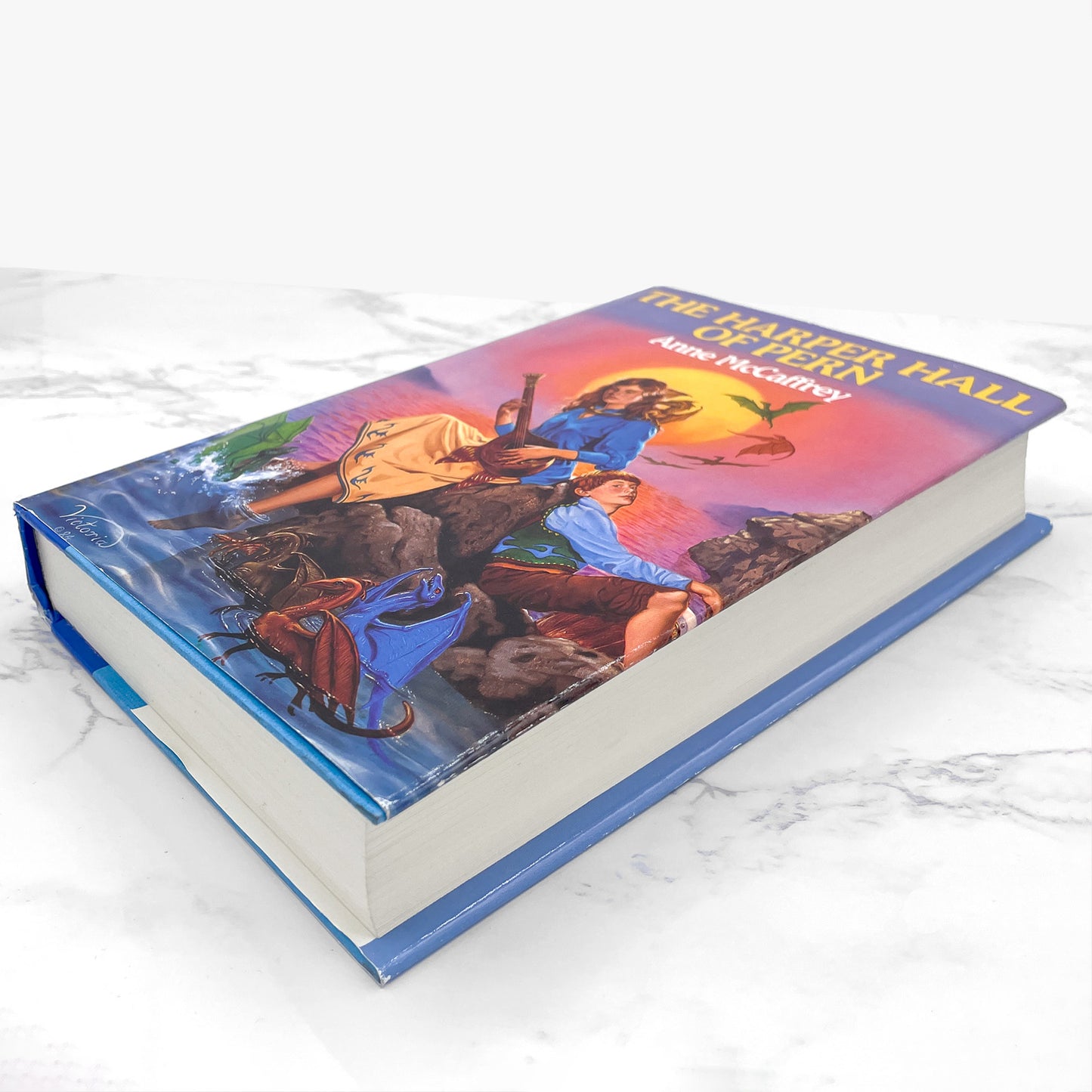 The Harper Hall of of Pern Trilogy (Dragonsong, Dragonsinger, Dragondrums) by Anne McCaffrey [FIRST EDITION OMNIBUS] BCE • 1984 • Doubleday