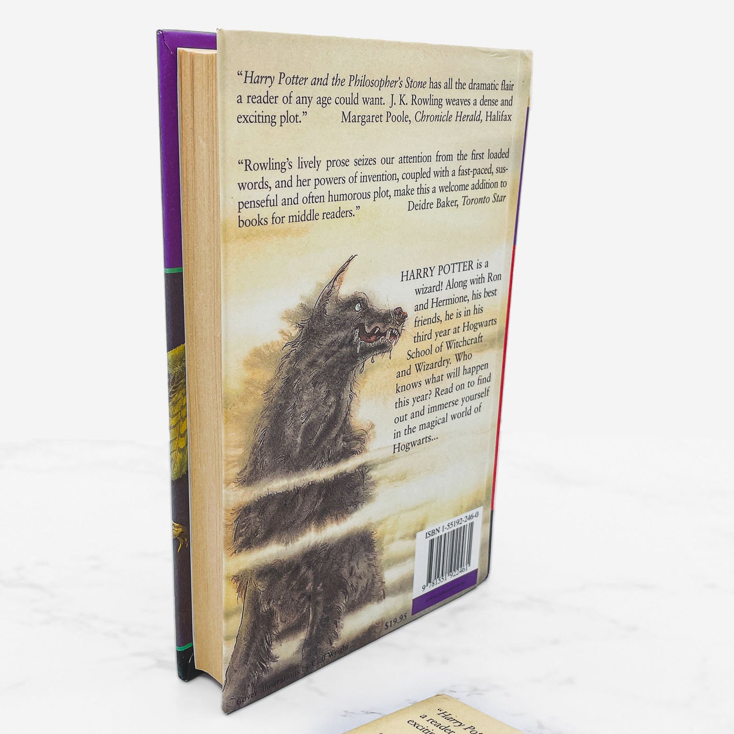 Harry Potter and the Prisoner of Azkaban by J.K. Rowling  [CANADIAN FIRST EDITION] 1999 • 8th Print • Raincoast