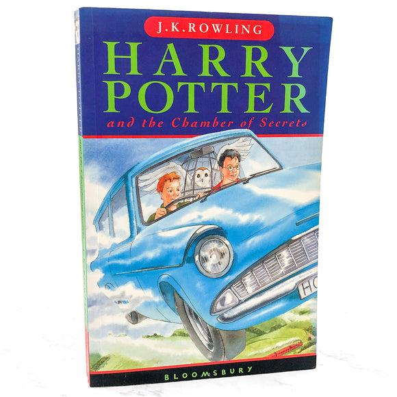 Harry Potter and the Chamber of Secrets by J.K. Rowling [FIRST U.K. PAPERBACK EDITION] 1998 • Bloomsbury