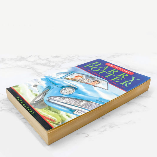 Harry Potter and the Chamber of Secrets by J.K. Rowling [FIRST U.K. PAPERBACK EDITION] 1998 • Bloomsbury