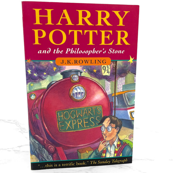 Harry Potter and the Philosopher's Stone by J.K. Rowling [FIRST U.K. PAPERBACK EDITION] 1997 • Bloomsbury • Mint