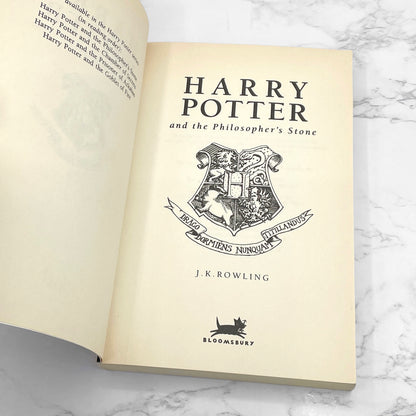 Harry Potter and the Philosopher's Stone by J.K. Rowling [FIRST U.K. PAPERBACK EDITION] 1997 • Bloomsbury • Mint