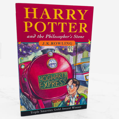 Harry Potter and the Philosopher's Stone by J.K. Rowling [FIRST U.K. PAPERBACK EDITION] 1997 • Bloomsbury • Mint