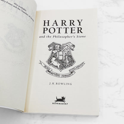 Harry Potter and the Philosopher's Stone by J.K. Rowling [FIRST U.K. PAPERBACK EDITION] 1997 • Bloomsbury • Mint