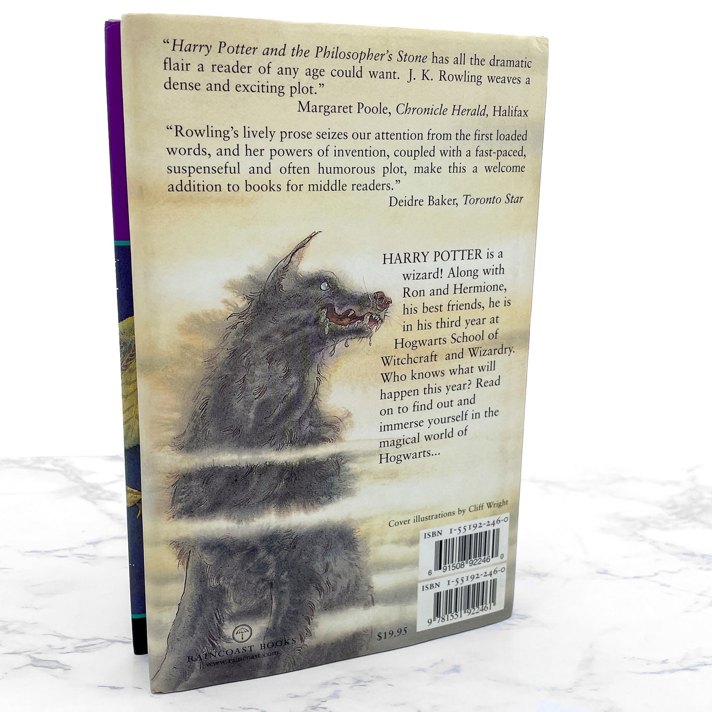 Harry Potter and the Prisoner of Azkaban by J.K. Rowling  [CANADIAN FIRST EDITION] 1999 • 8th Print • Raincoast