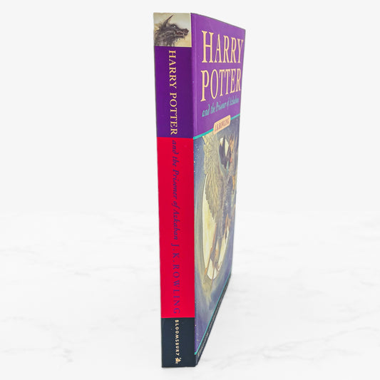 Harry Potter & The Prisoner of Azkaban by J.K. Rowling [FIRST U.K. PAPERBACK EDITION] 1999 • Bloomsbury • 8th Print