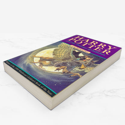 Harry Potter & The Prisoner of Azkaban by J.K. Rowling [FIRST U.K. PAPERBACK EDITION] 1999 • Bloomsbury • 8th Print
