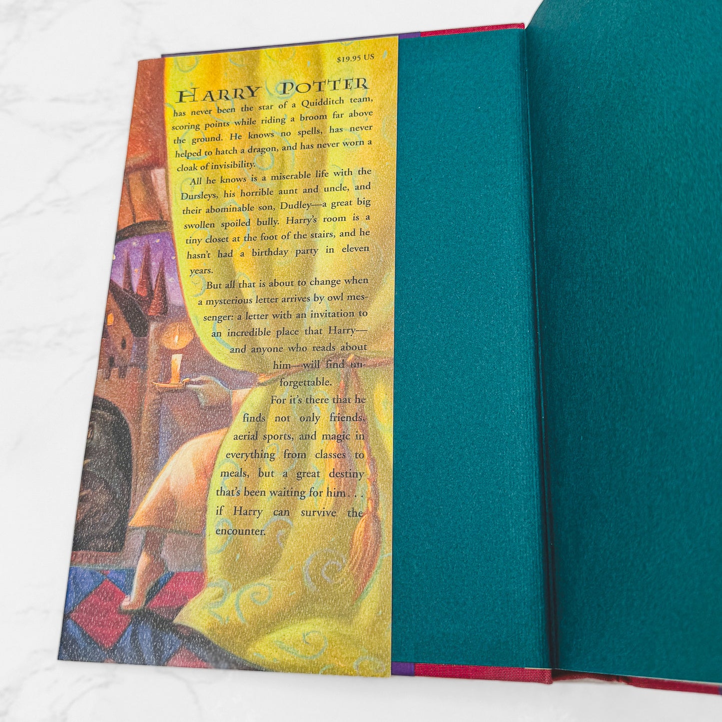 Harry Potter and the Sorcerer's Stone by J.K. Rowling [U.S. FIRST EDITION] 1998 • Arthur A. Levine