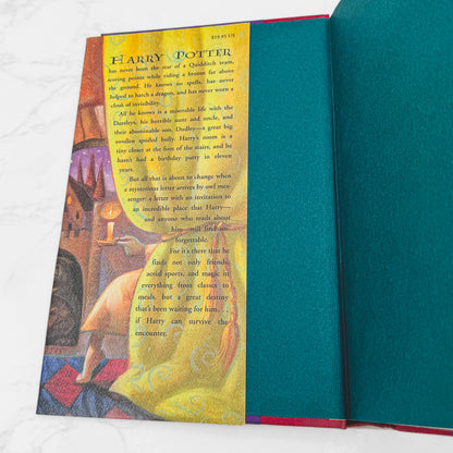 Harry Potter and the Sorcerer's Stone by J.K. Rowling [U.S. FIRST EDITION] 1998 • Arthur A. Levine
