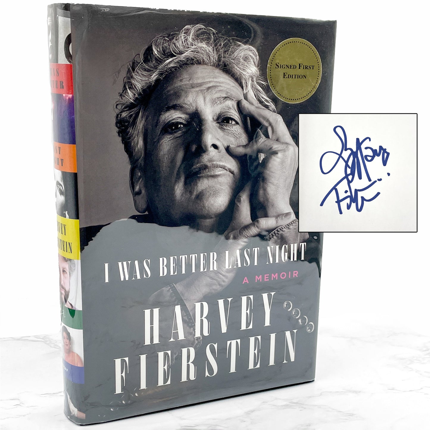 I Was Better Last Night: A Memoir by Harvey Fierstein SIGNED! [FIRST EDITION] 2022 • Knopf