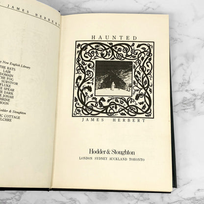 Haunted by James Herbert [U.K. FIRST EDITION] 1988 • Hodder & Stoughton