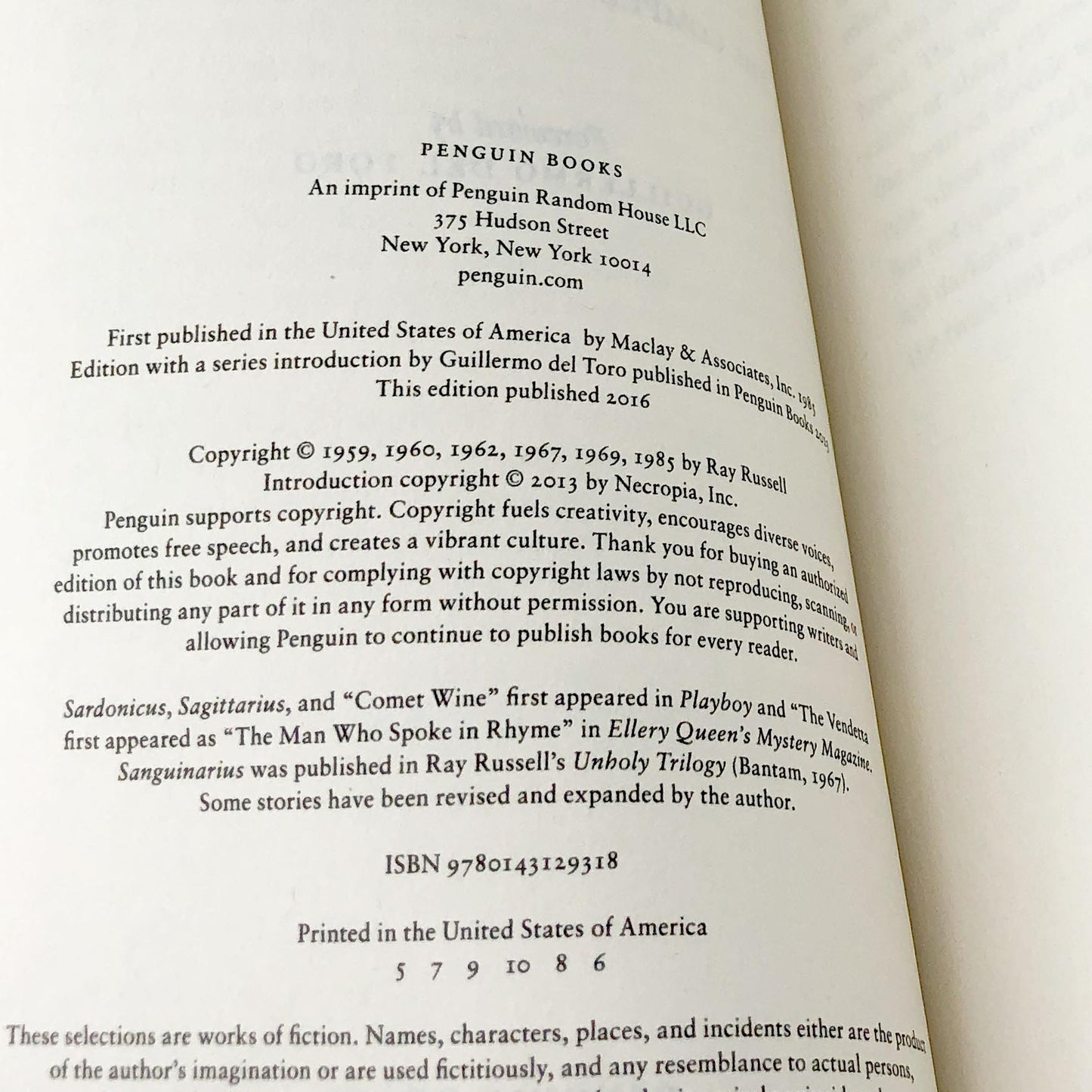 Haunted Castles: The Complete Gothic Stories by Ray Russell [TRADE PAPERBACK] 2016 • Penguin Classics