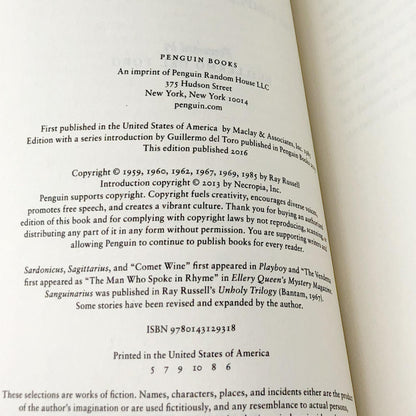 Haunted Castles: The Complete Gothic Stories by Ray Russell [TRADE PAPERBACK] 2016 • Penguin Classics