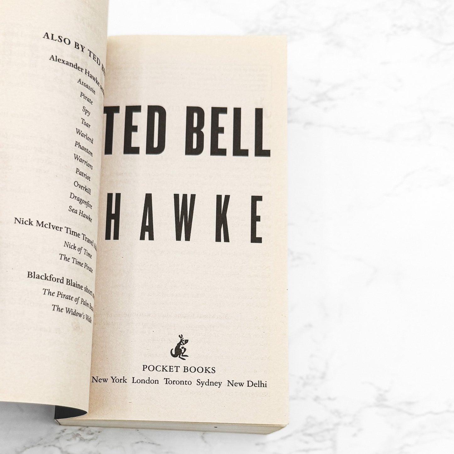 Hawke by Ted Bell [2023 PAPERBACK] • Pocket Books