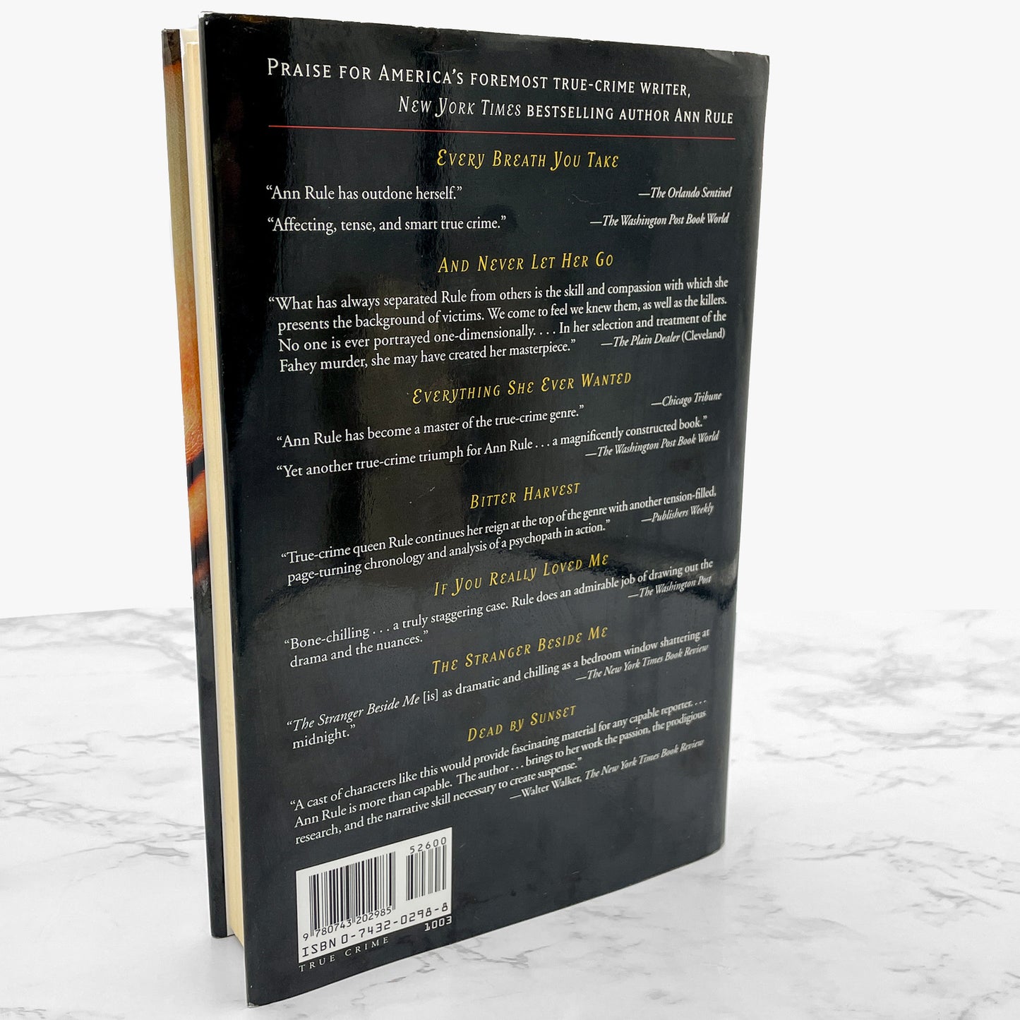 Heart Full of Lies: A True Story of Desire & Death by Ann Rule [FIRST EDITION • FIRST PRINTING] 2003 • Free Press