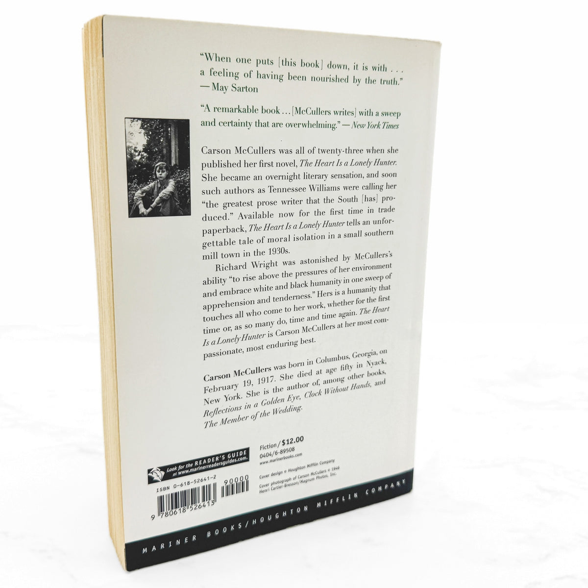 The Heart Is a Lonely Hunter by Carson McCullers [TRADE PAPERBACK] 2000 • Mariner Books