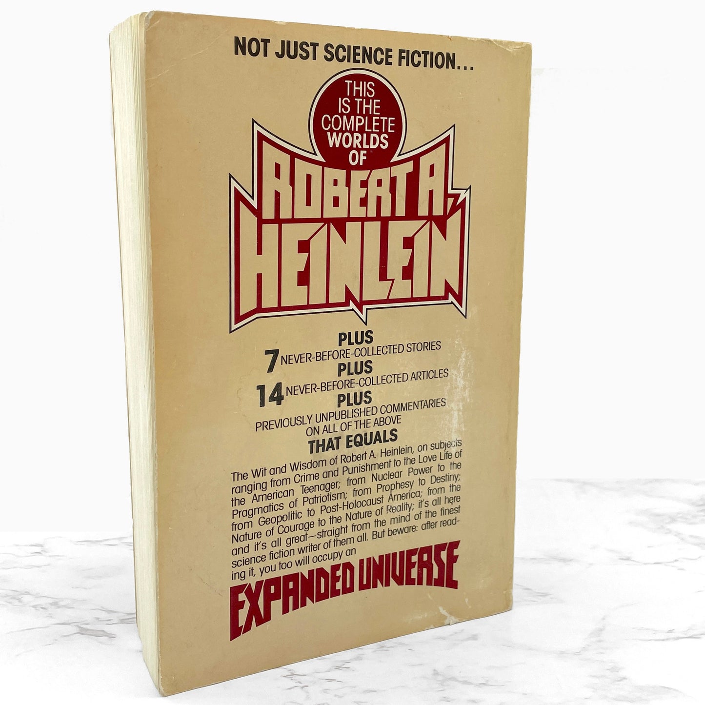 Expanded Universe: The New Worlds of Robert A. Heinlein [FIRST TRADE PAPERBACK PRINTING] 1981 • Ace Sci-Fi