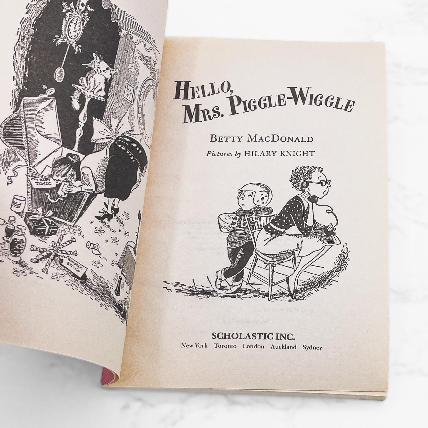 Hello Mrs. Piggle-Wiggle by Betty MacDonald [TRADE PAPERBACK] 1987 • Scholastic