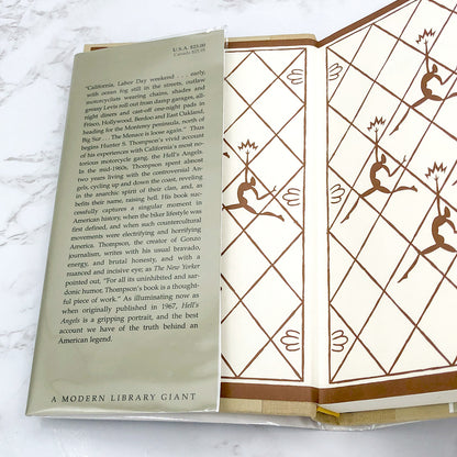 Hell's Angels by Hunter S. Thompson [HARDCOVER RE-ISSUE] 1999 • The Modern Library