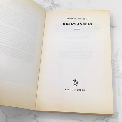 Hell's Angels by Hunter S. Thompson [U.K. TRADE PAPERBACK] 2003 • Penguin