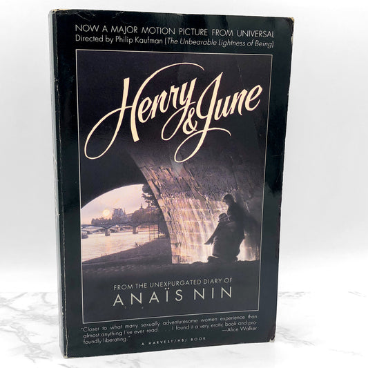 Henry and June by Anaïs Nin [XL TRADE PAPERBACK] 1990 • HBJ Movie Tie-in
