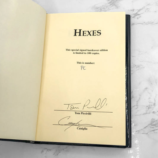 Hexes by Tom Piccirilli SIGNED! [SPECIAL EDITION HARDCOVER] • 1/100 • 2003 • Delirium Books