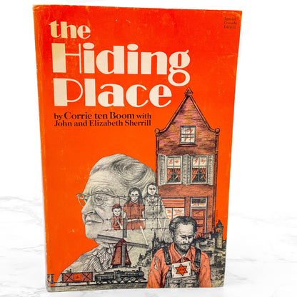 The Hiding Place by Corrie Ten Boom w. John & Elizabeth Sherrill [FIRST TRADE PAPERBACK PRINTING] 1971