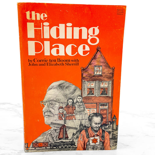 The Hiding Place by Corrie Ten Boom w. John & Elizabeth Sherrill [FIRST TRADE PAPERBACK PRINTING] 1971