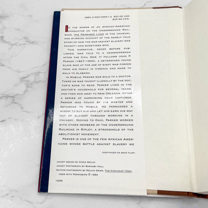 His Promised Land: The Autobiography of John P. Parker edited by Stuart Seely Sprague [FIRST EDITION • FIRST PRINTING] 1996