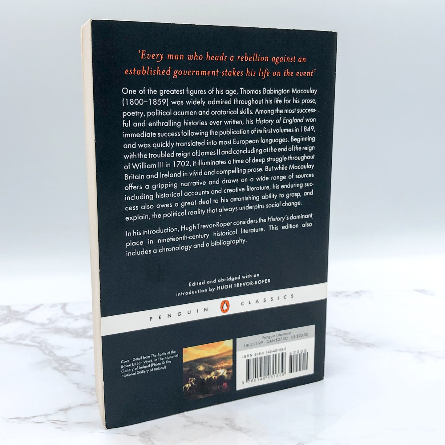The History of England by Lord Thomas Babington Macaulay [TRADE PAPERBACK] 1986 • Penguin Classics