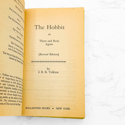 The Hobbit by J.R.R. Tolkien [FIRST REVISED EDITION PAPERBACK] 1977 • Ballantine Books