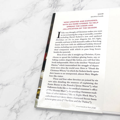 Holidays on Ice by David Sedaris SIGNED! [HARDCOVER RE-ISSUE] 2008 • Little Brown & Co.