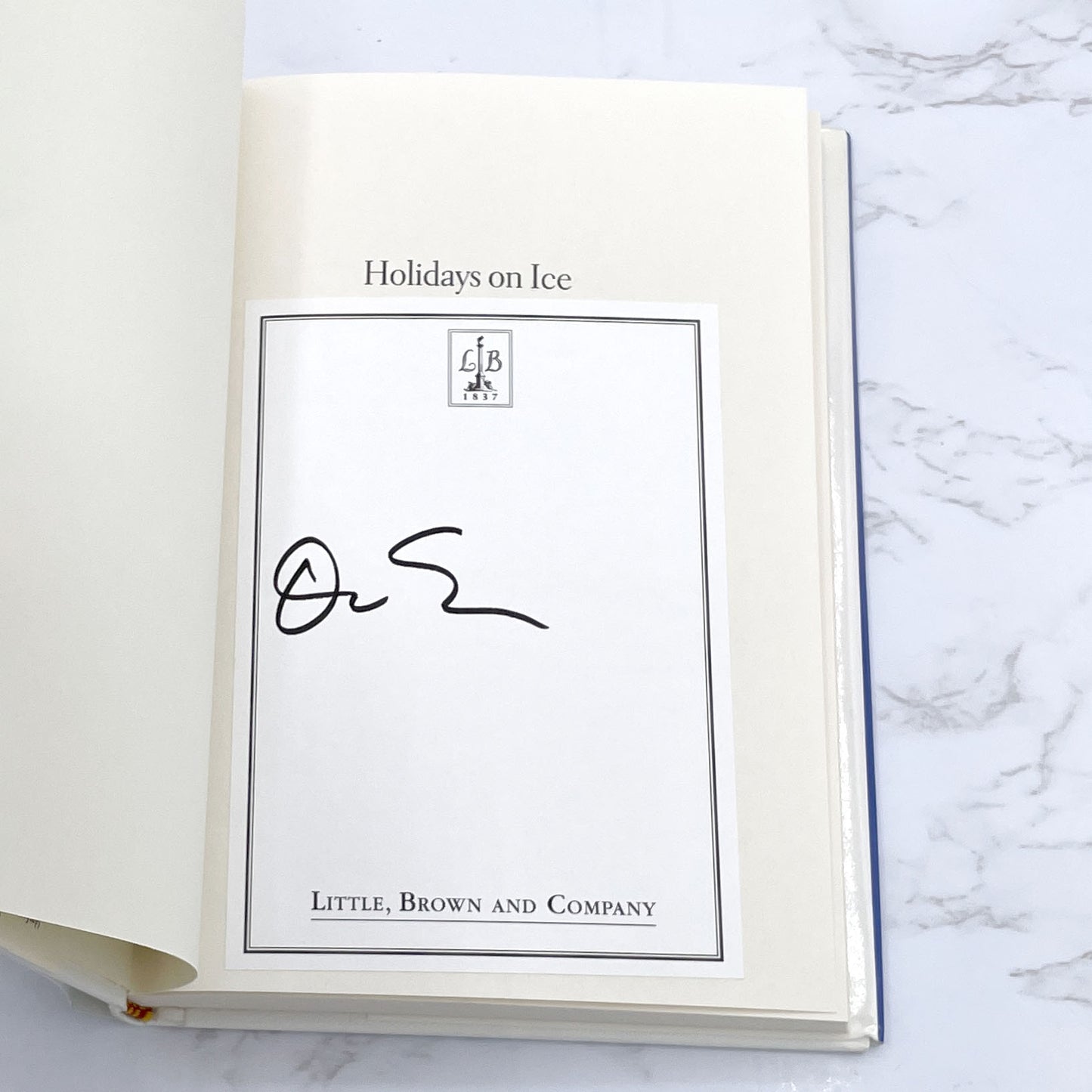 Holidays on Ice by David Sedaris SIGNED! [HARDCOVER RE-ISSUE] 2008 • Little Brown & Co.