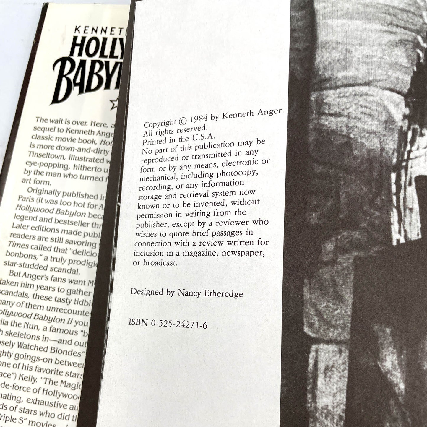 Hollywood Babylon II by Kenneth Anger [1984 HARDCOVER] BCE • E.P. Dutton