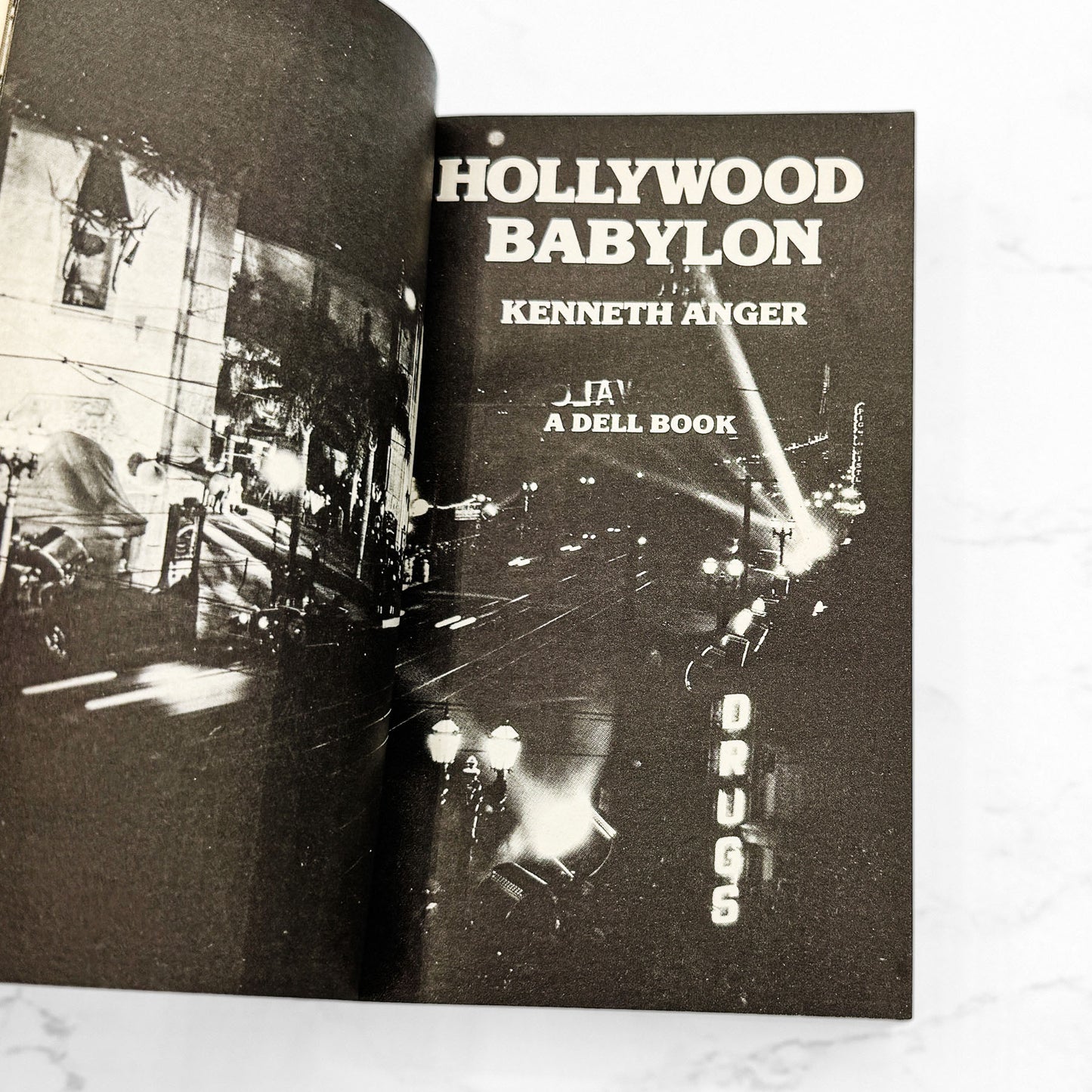 Hollywood Babylon by Kenneth Anger [FIRST MASS MARKET EDITION] 1981 • Dell
