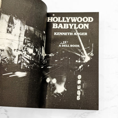 Hollywood Babylon by Kenneth Anger [FIRST MASS MARKET EDITION] 1981 • Dell